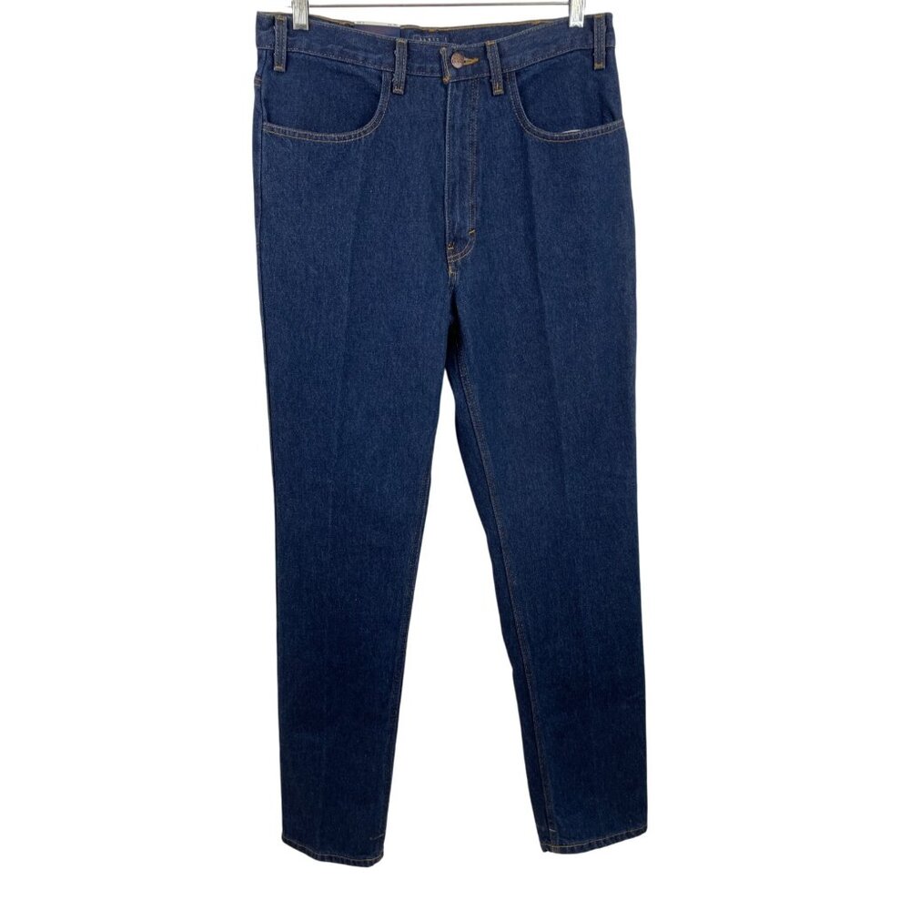 Basic Editions Dark Blue Denim Jeans Mens Size 33x34